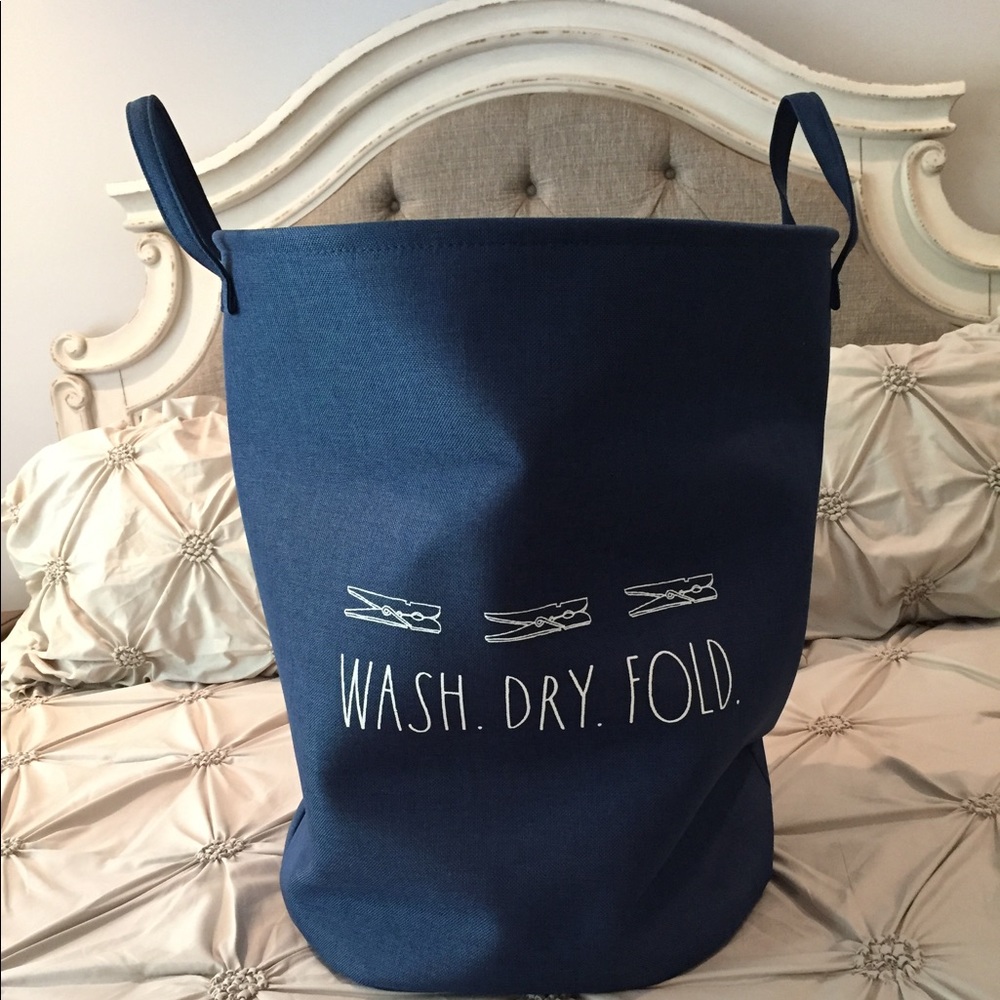 Rae Dunn Laundry Basket Hamper